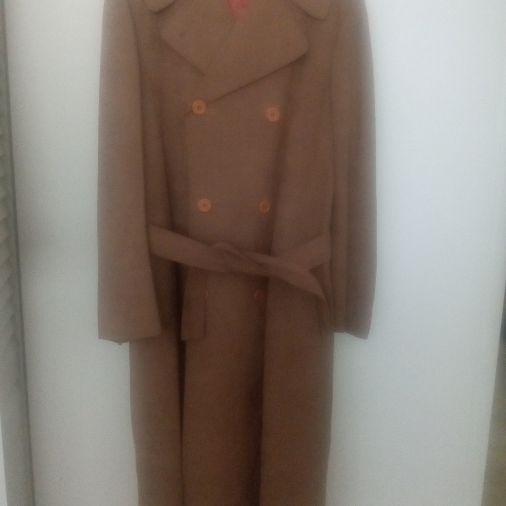 Halston swede trench coat lining also otter fur coat must be paid in full